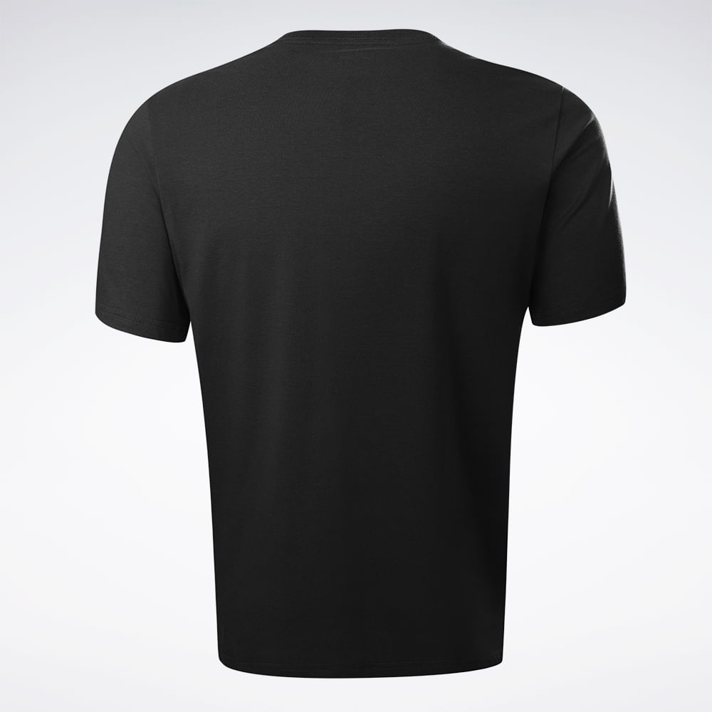 Camiseta Reebok Oportunity Stacked Masculina – preto – foto 2