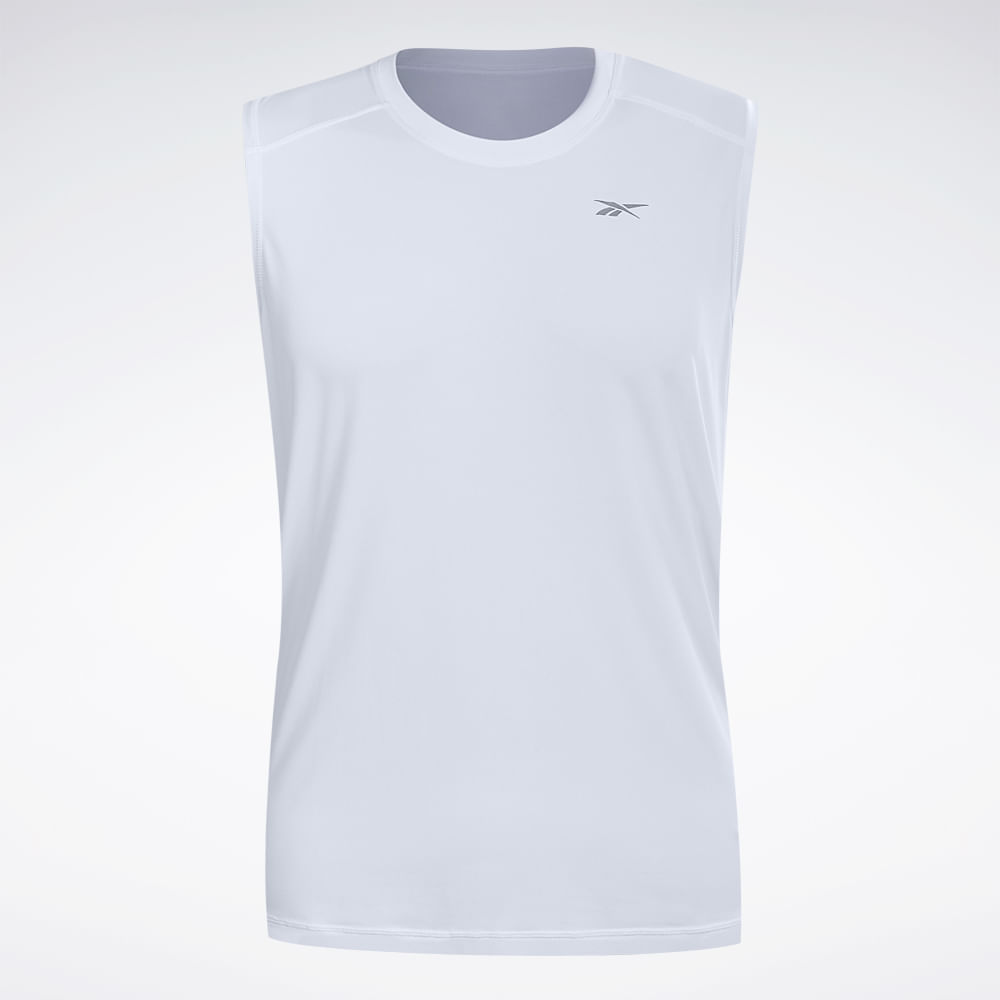 Regata Reebok Agile Masculina – branco – foto 1
