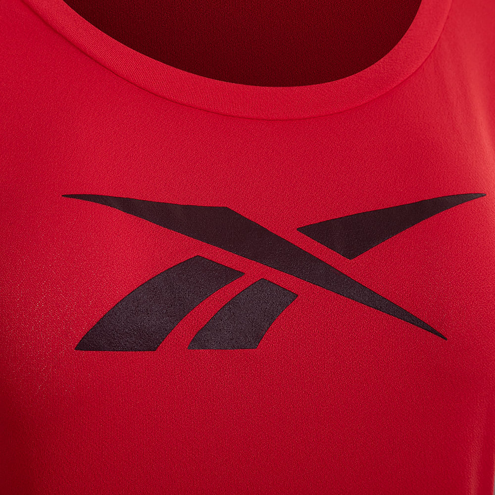 Camiseta Reebok Utility Feminina – vermelho – foto 3