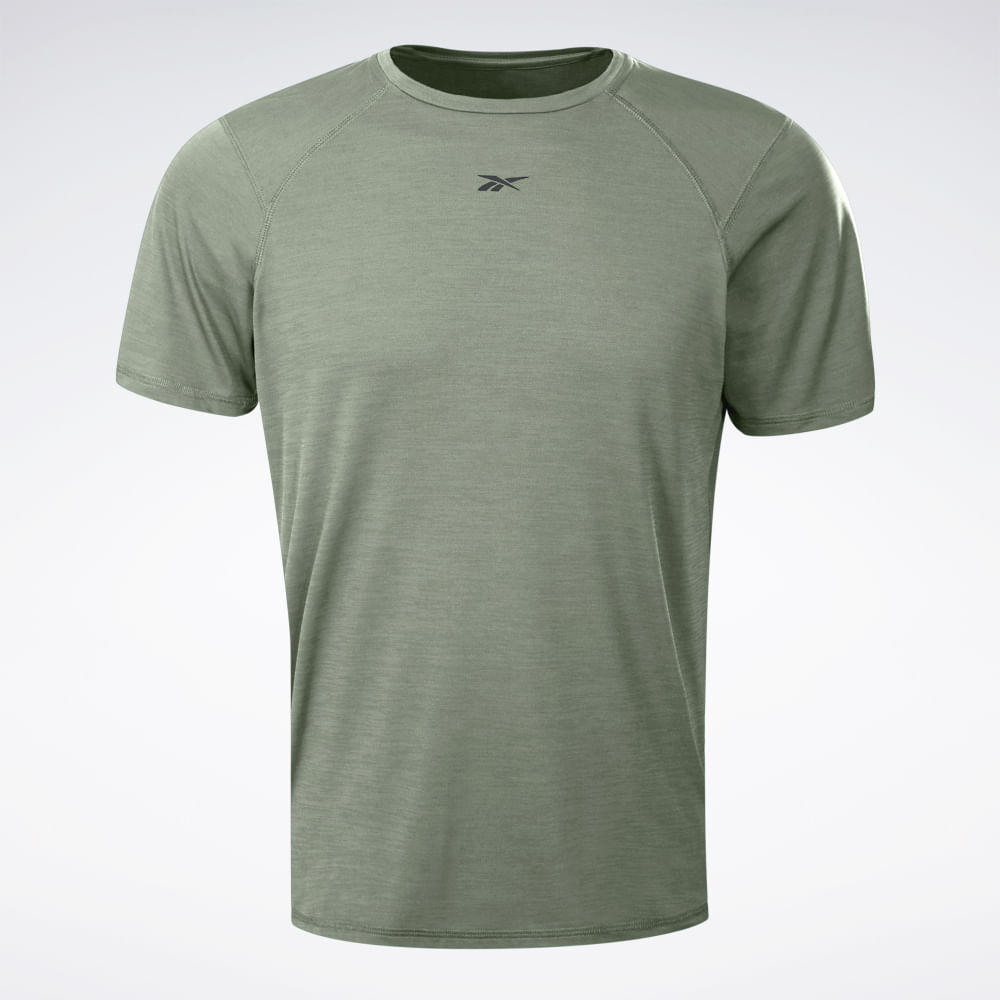 Camiseta Reebok Active Masculina – verde – foto 1