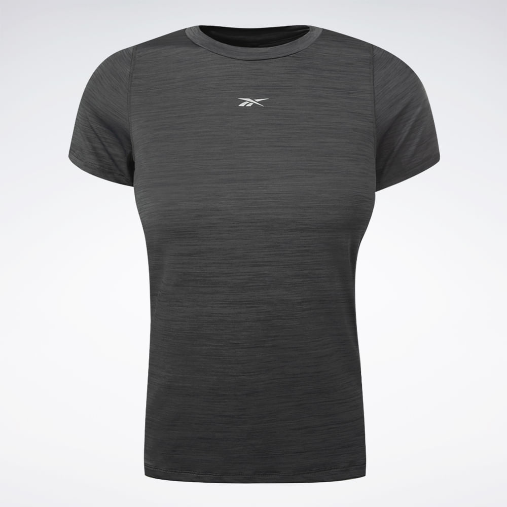 Camiseta Reebok Active Feminina – Cinza escuro – foto 1