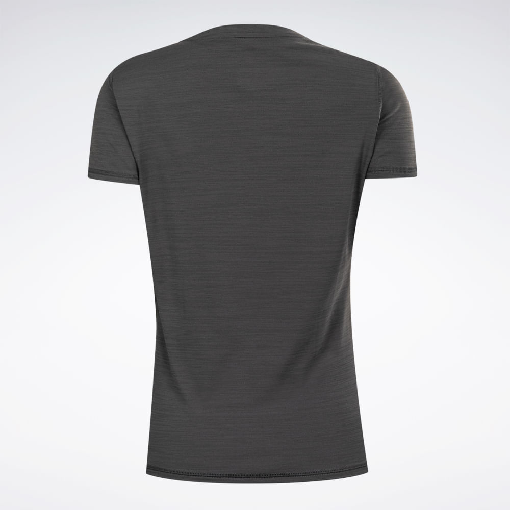 Camiseta Reebok Active Feminina – Cinza escuro – foto 2