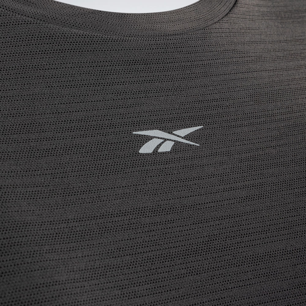 Camiseta Reebok Active Feminina – Cinza escuro – foto 3