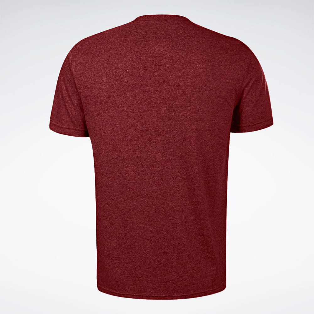 Camiseta Reebok Train Masculina – Vinho – foto 2