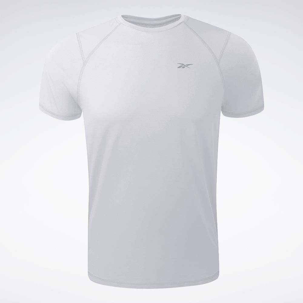 Camiseta Reebok Manga Curta Impact Masculina – branco – foto 1