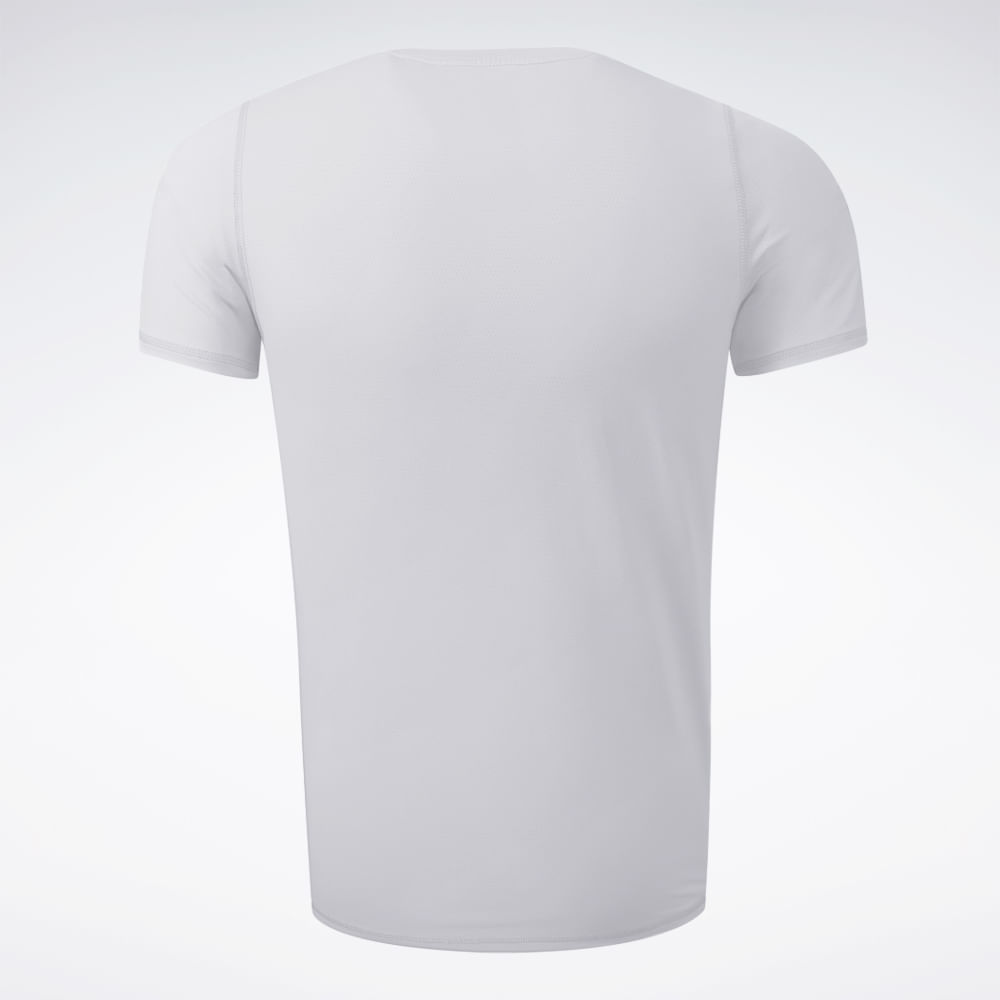 Camiseta Reebok Manga Curta Impact Masculina – branco – foto 2