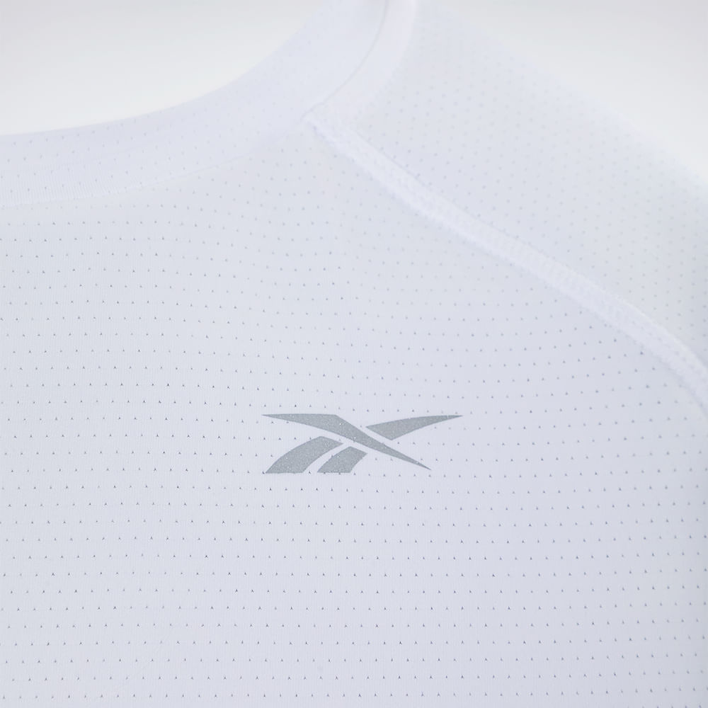 Camiseta Reebok Manga Curta Impact Masculina – branco – foto 3