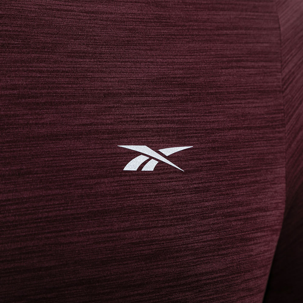 Camiseta Reebok Race Manga Curta Masculina – Vinho – foto 4