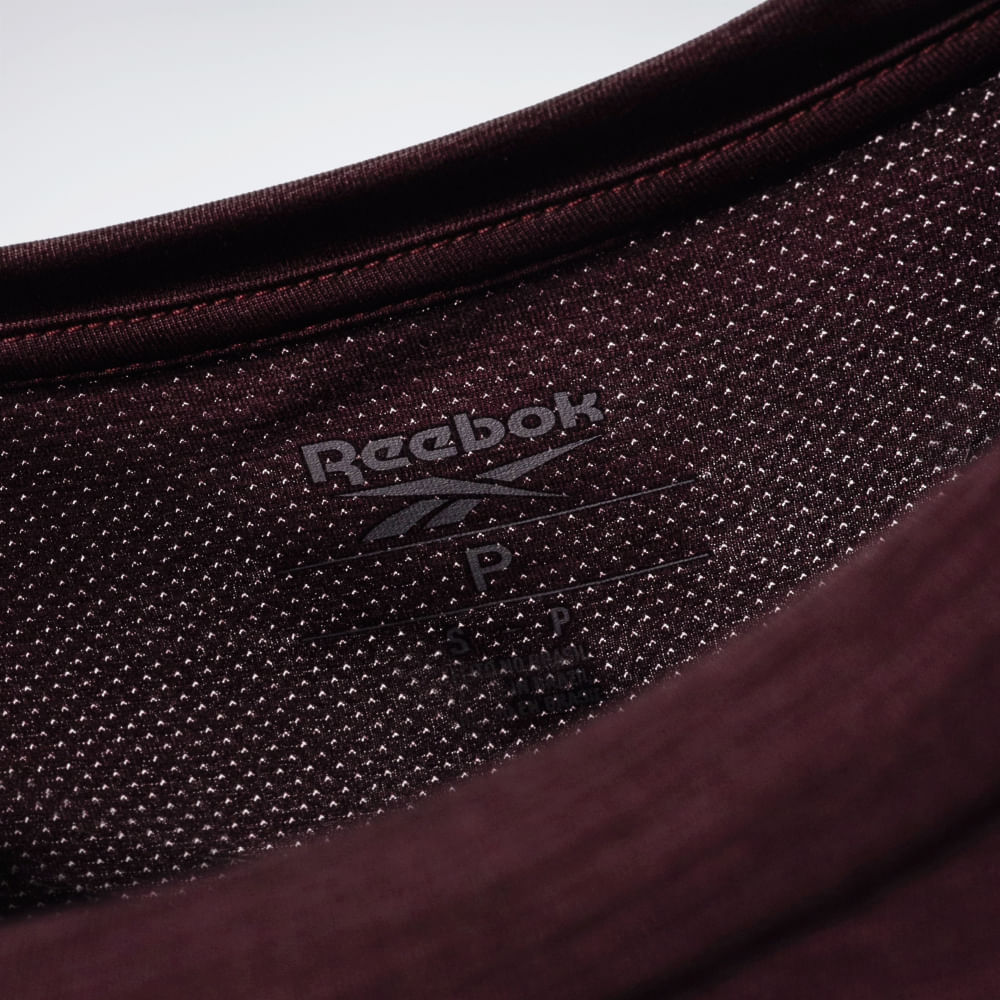 Camiseta Reebok Race Manga Curta Masculina – Vinho – foto 5