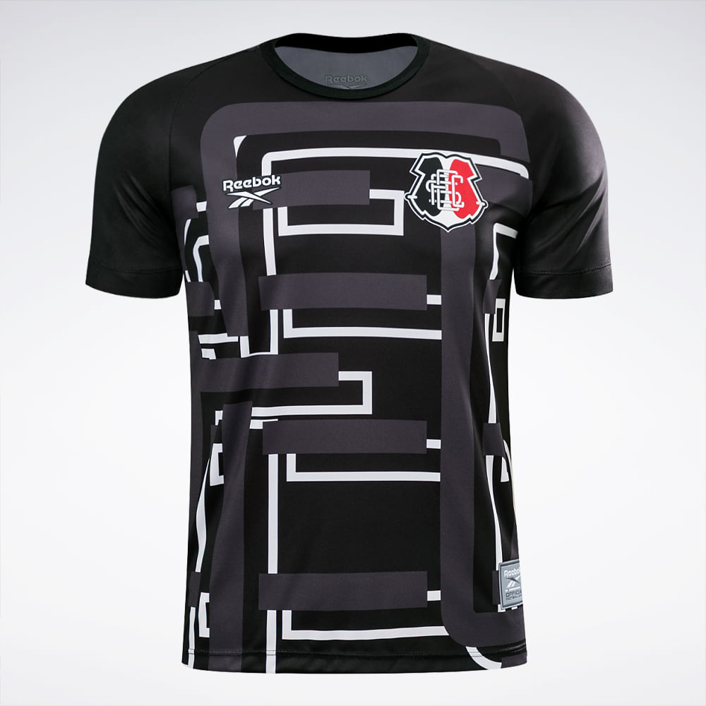 Camisa Reebok X Santa Cruz Oficial Pré Match Masculino Tamanho Especial 26/27 – preto – foto 1