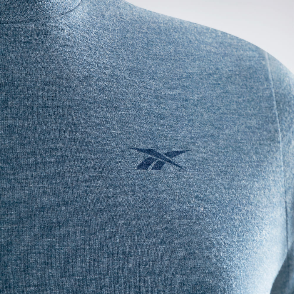 Camiseta Reebok Train ll Masculina – Azul escuro – foto 3