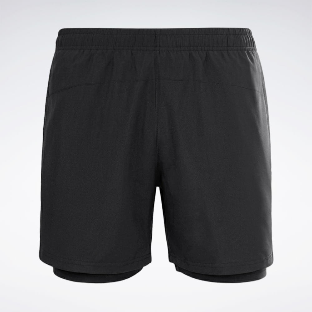 Short Reebok 2N1 5 Agile Masculino – preto – foto 2