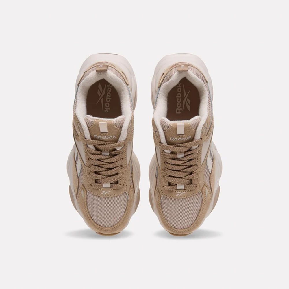 Tênis Reebok Charge Run Feminino – bege – foto 5