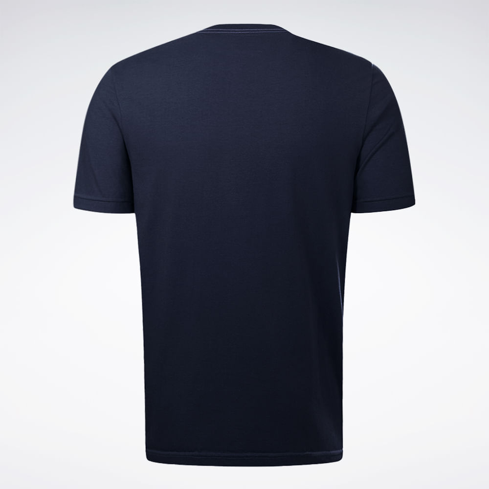 Camiseta Reebok Oportunity Logo Masculina – Marinho – foto 2