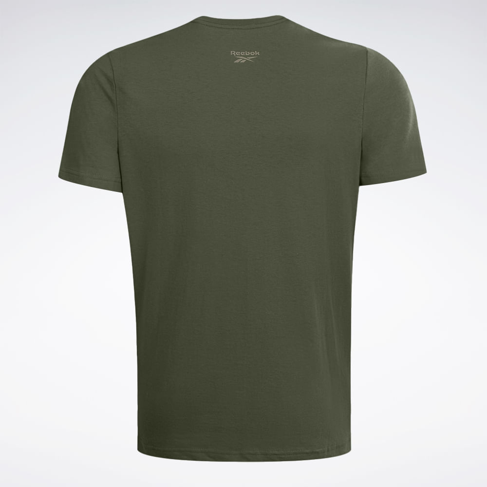 Camiseta Reebok Oportunity Linear Masculina – verde – foto 2