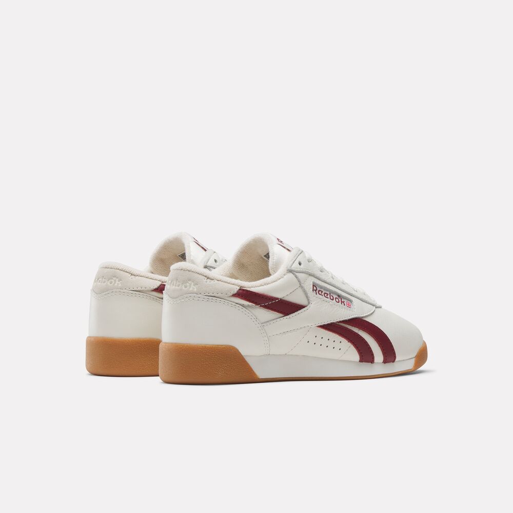 Tênis Reebok Freestyle Lo Feminino – Branco e Vermelho – foto 3