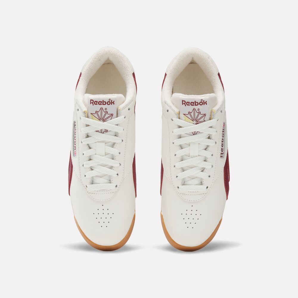 Tênis Reebok Freestyle Lo Feminino – Branco e Vermelho – foto 5
