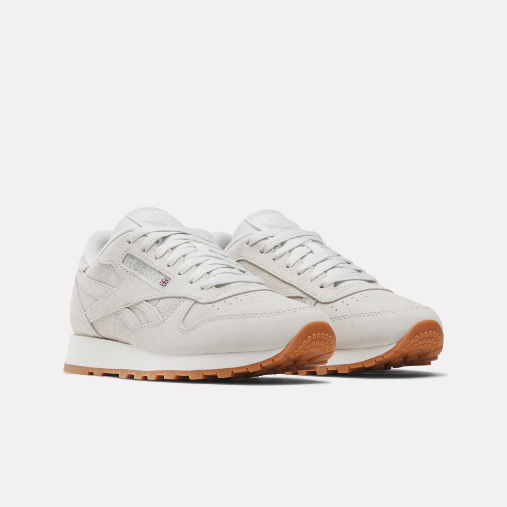 Tênis Reebok Classic Leather Feminino – cinza – foto 3