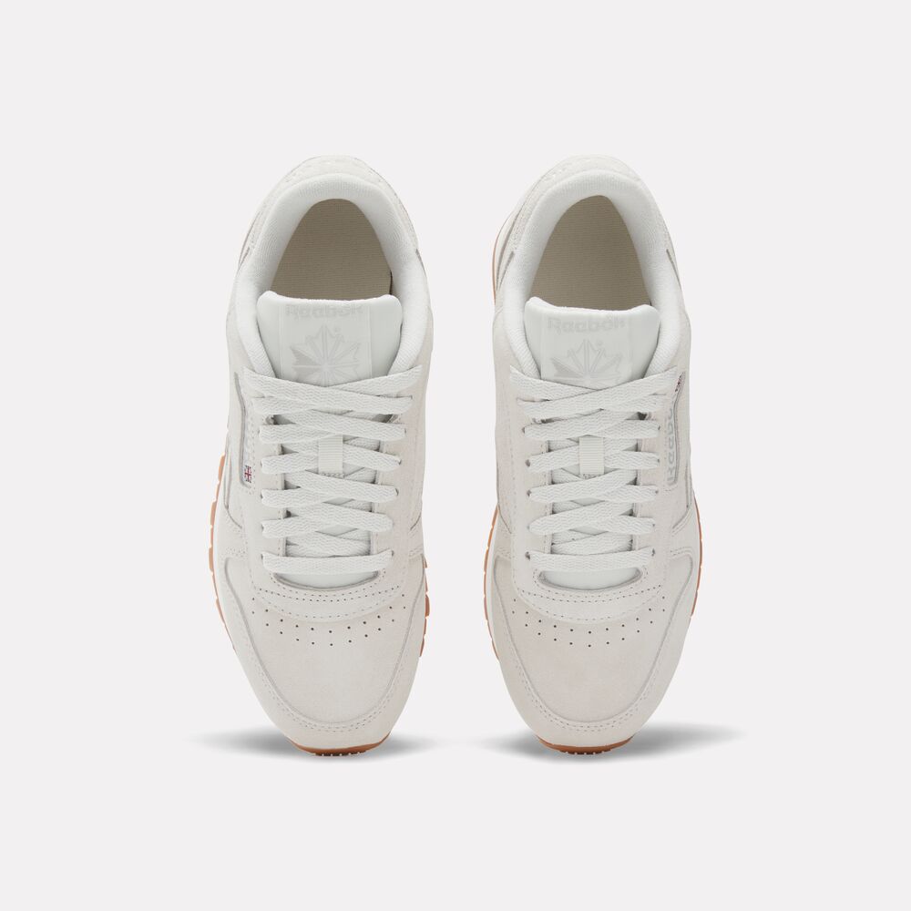 Tênis Reebok Classic Leather Feminino – cinza – foto 5