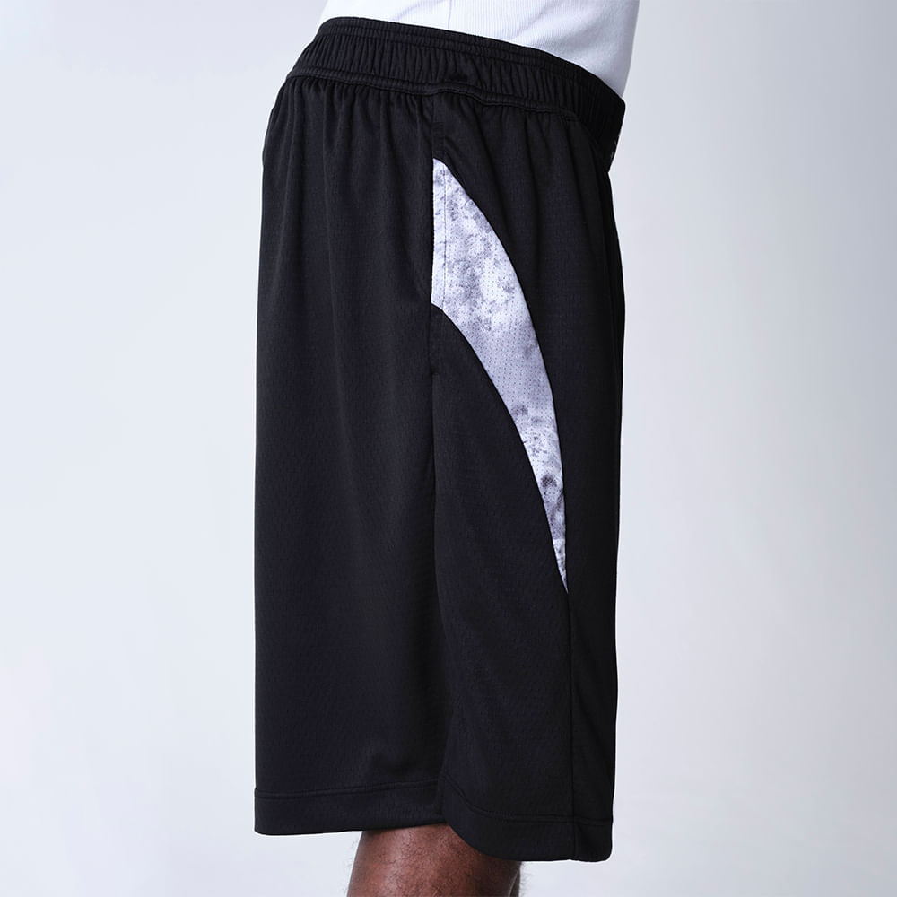 Short Reebok & Thesaint Court Shorts Masculino – preto – foto 4