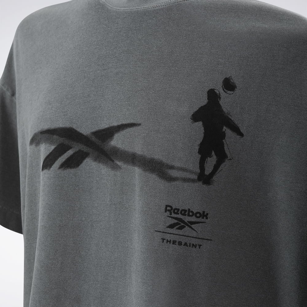 Camiseta Reebok & Thesaint Wide Boxy Shadow Masculina – preto – foto 5