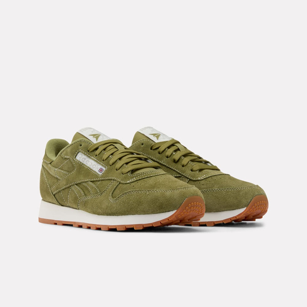 Tênis Reebok Classic Leather Masculino – verde – foto 2