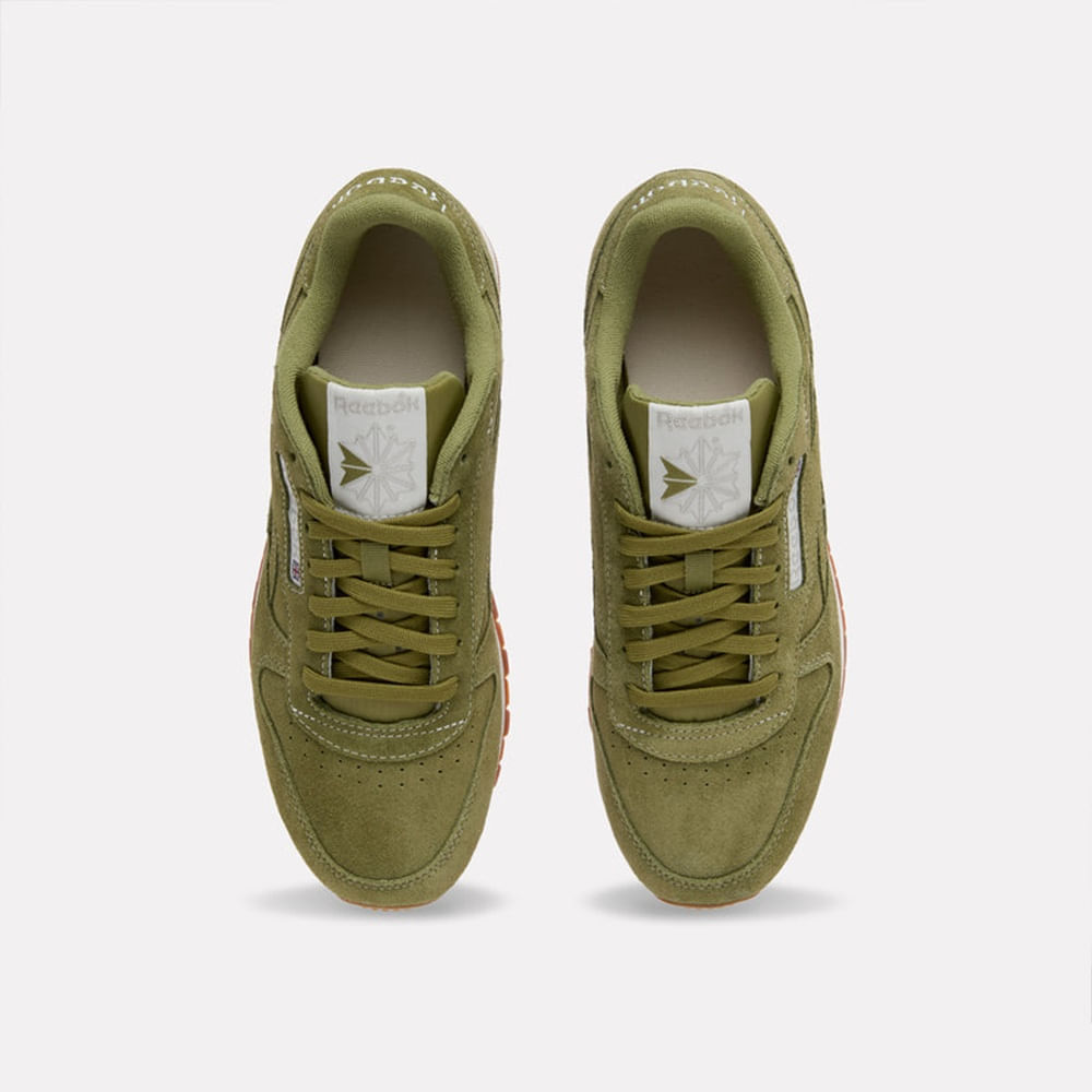 Tênis Reebok Classic Leather Masculino – verde – foto 5