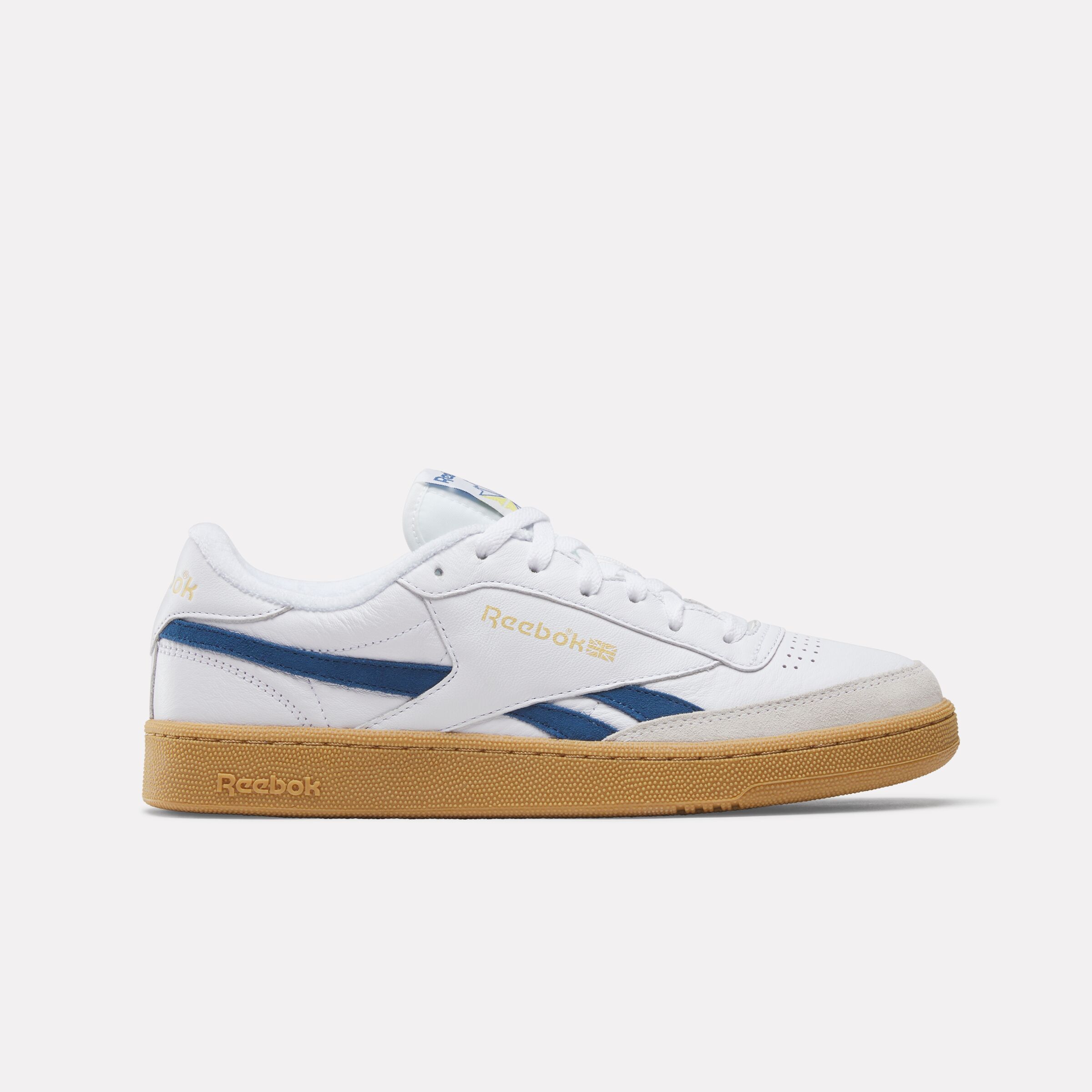 Tênis Reebok Club C Revenge Vintage Unissex – branco e azul – foto 1
