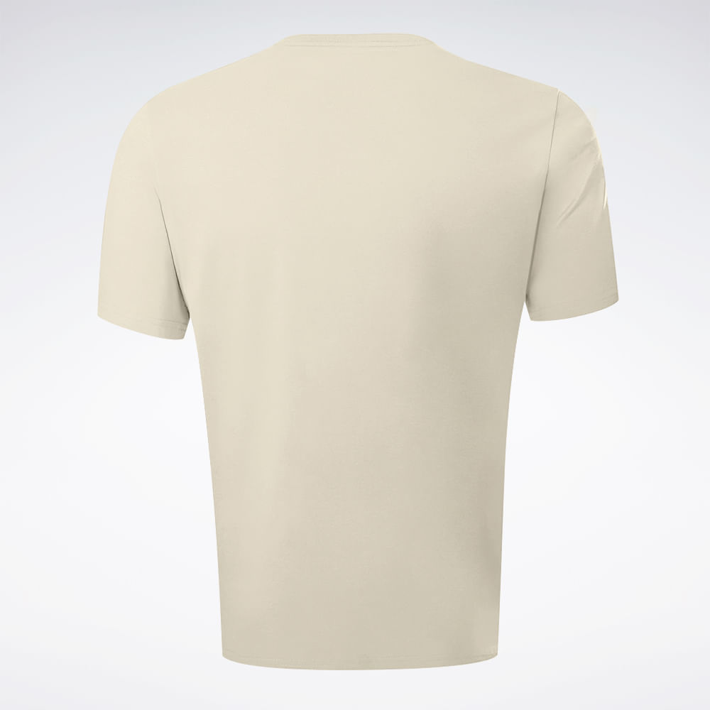 Camiseta Reebok Small Star Crest Masculina – bege – foto 2