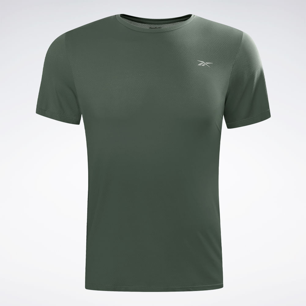 Camiseta Reebok Basic PA Masculina – verde – foto 1