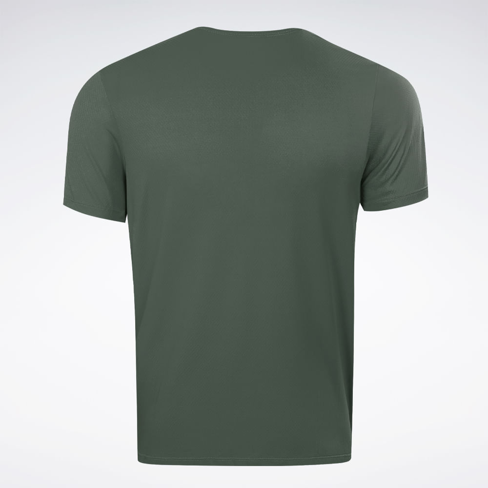 Camiseta Reebok Basic PA Masculina – verde – foto 2