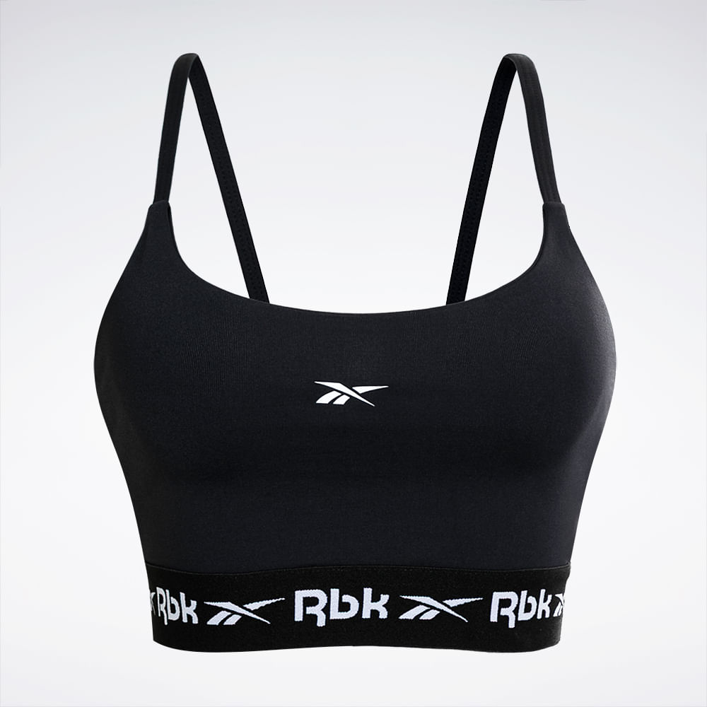 Top Reebok Alça Elastic Feminino – preto – foto 1
