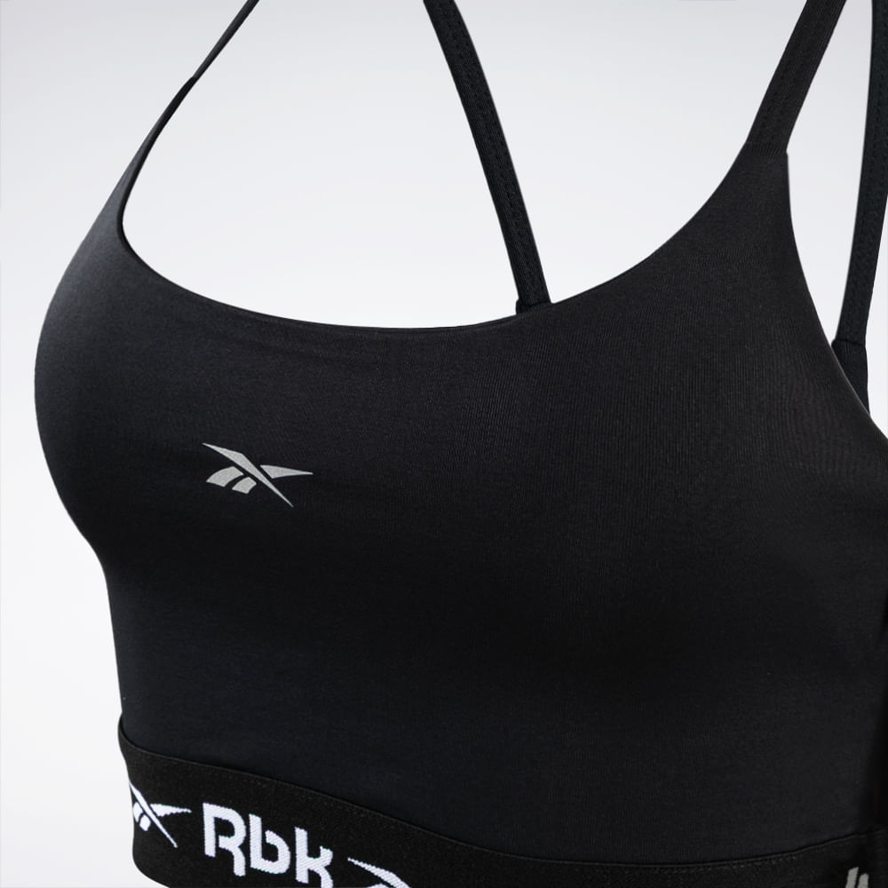 Top Reebok Alça Elastic Feminino – preto – foto 3