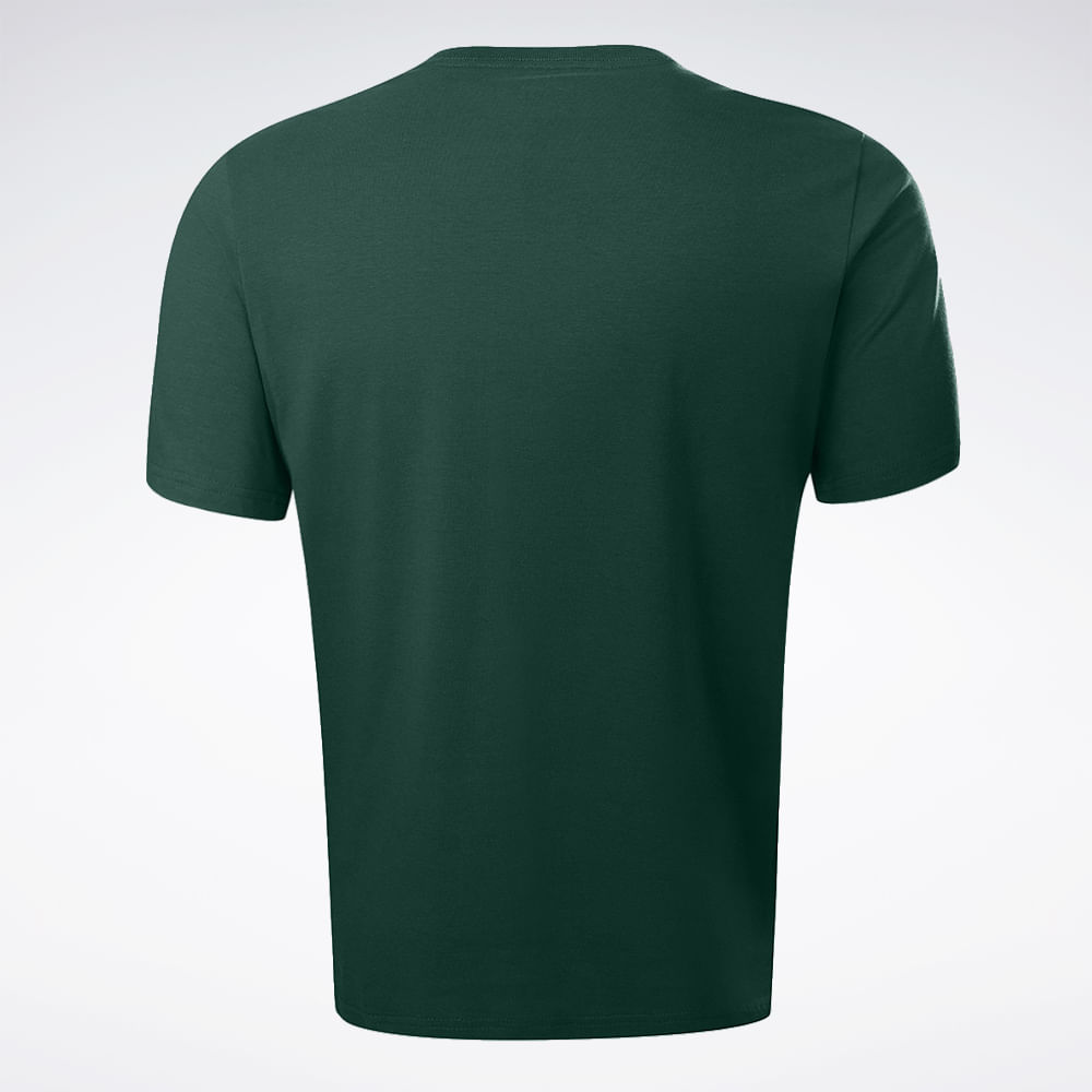 Camiseta Reebok Oportunity Stacked Masculina – verde – foto 3