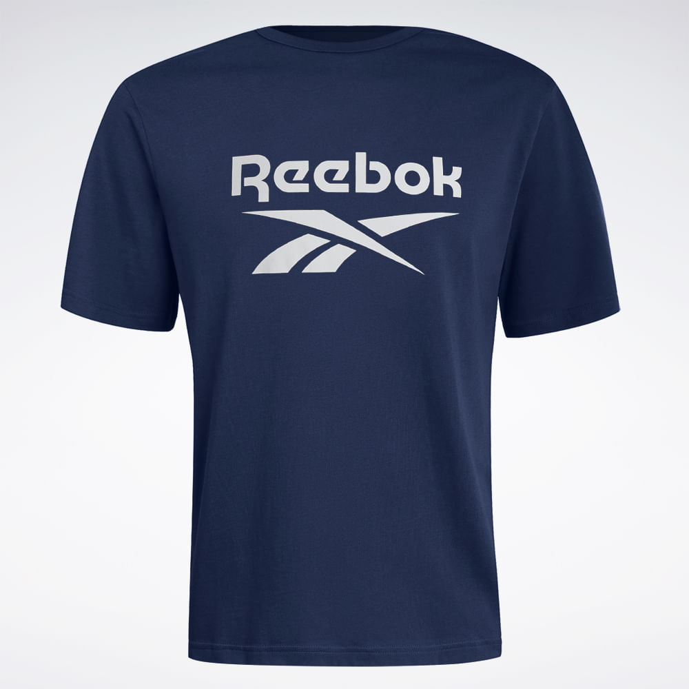 Camiseta Reebok Oportunity Logo Masculina – Marinho – foto 1