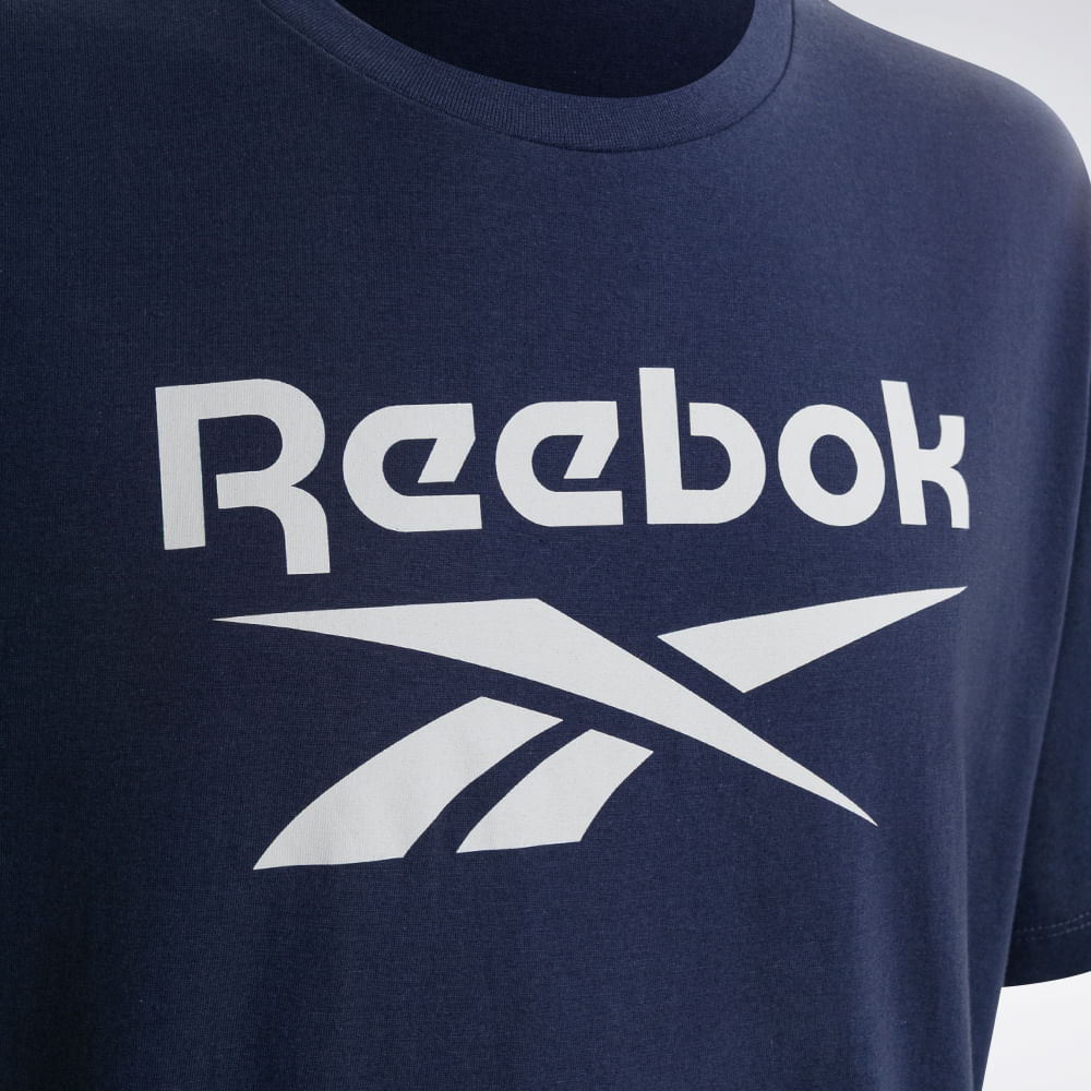 Camiseta Reebok Oportunity Logo Masculina – Marinho – foto 2