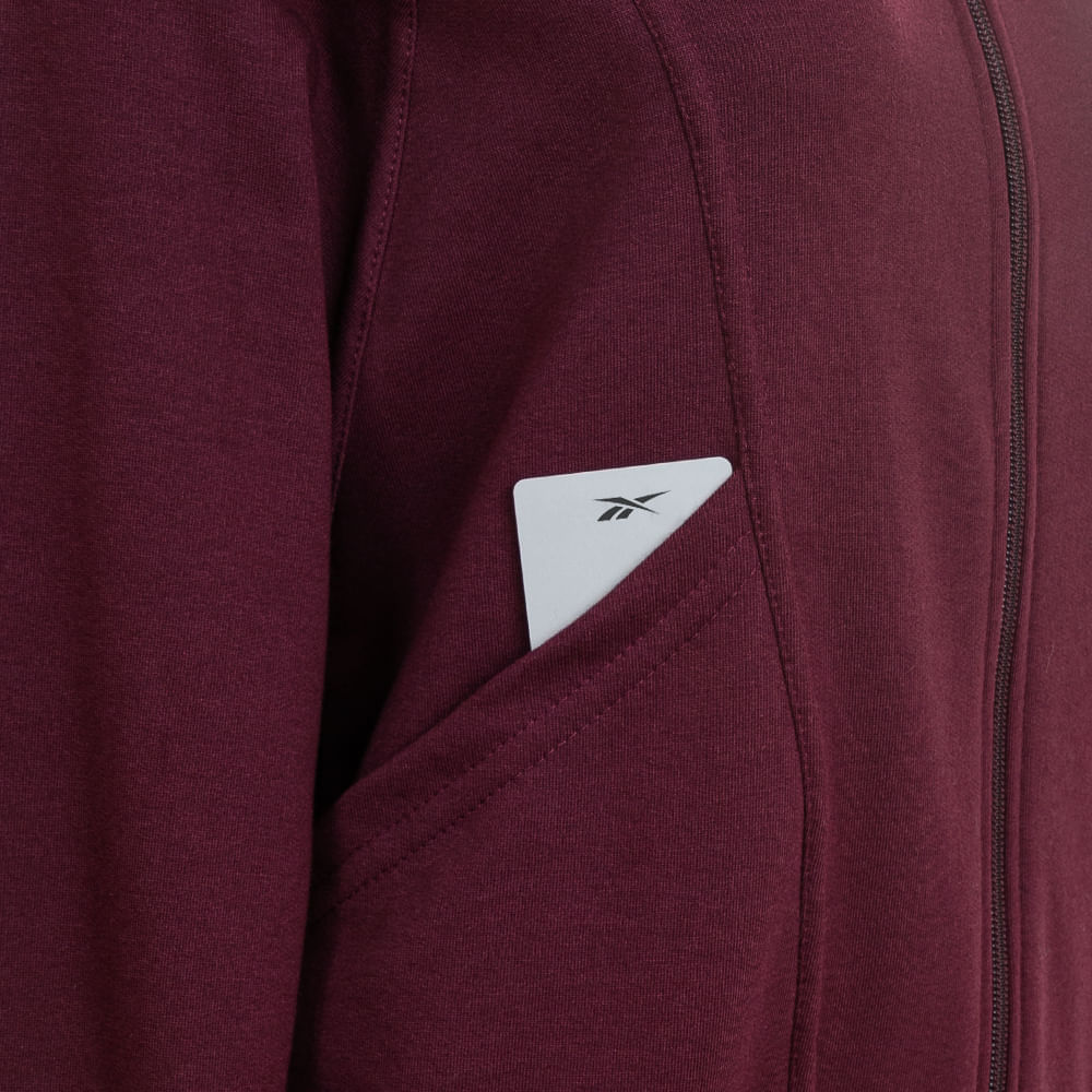 Jaqueta Reebok Comfort Feminina – Vinho – foto 4