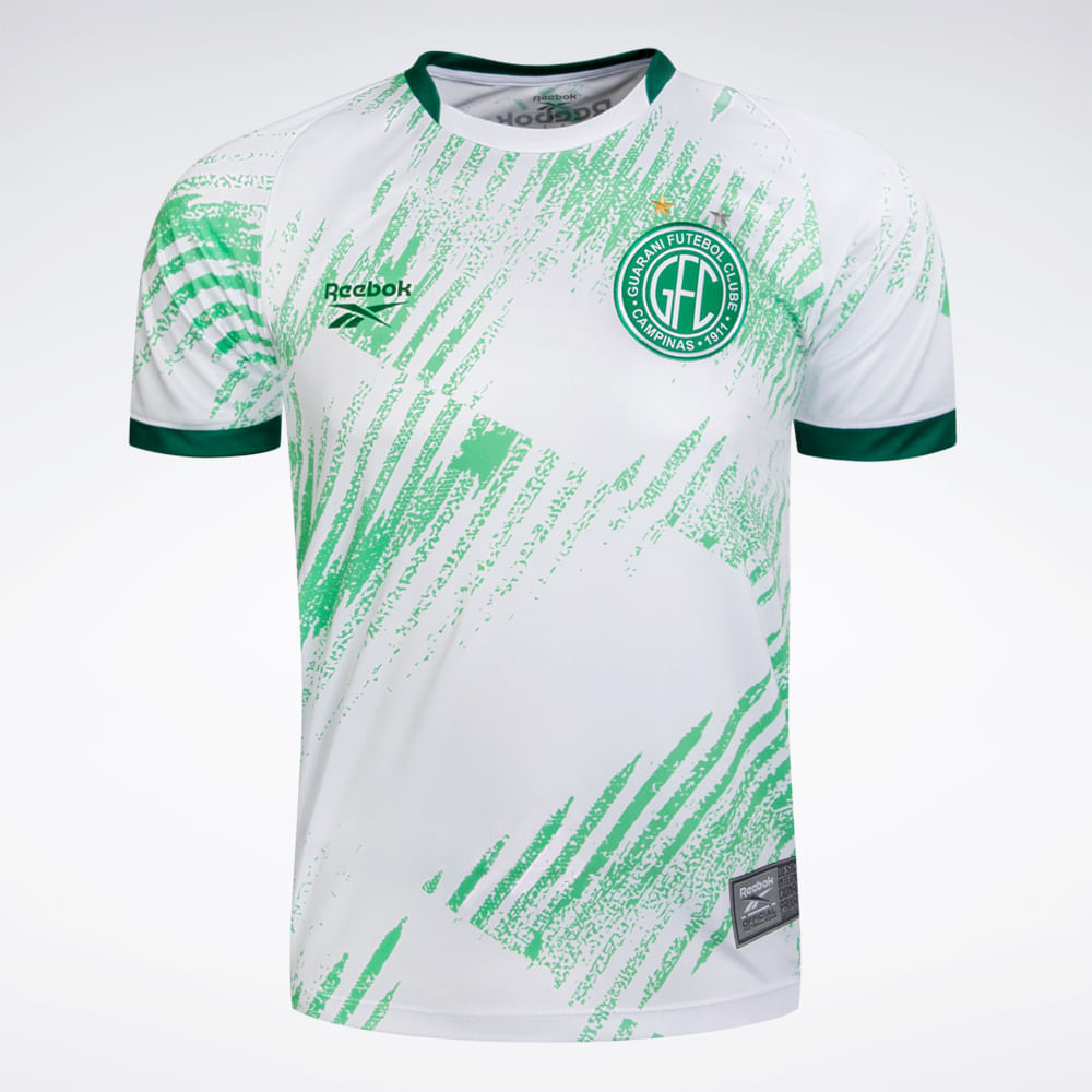 Camisa Reebok Pre Match Guarani Masculina Tamanho Especial 26/27 – Verde Claro – foto 1