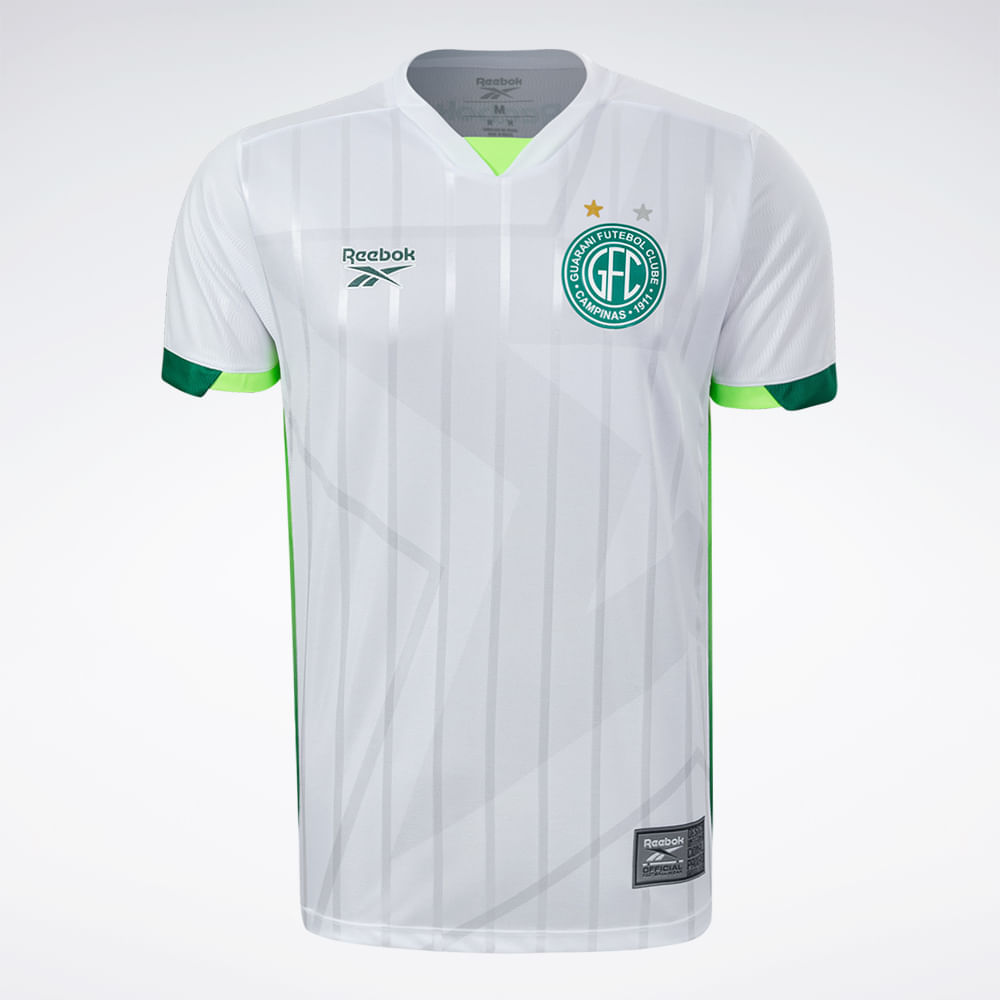 Camisa Reebok Away Guarani Masculina 26/27 – branco – foto 1