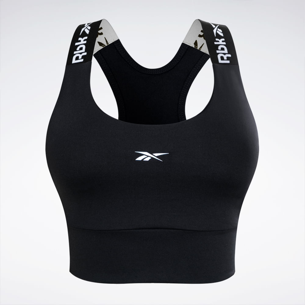 Top Reebok Nadador Elastic Feminino – preto – foto 4
