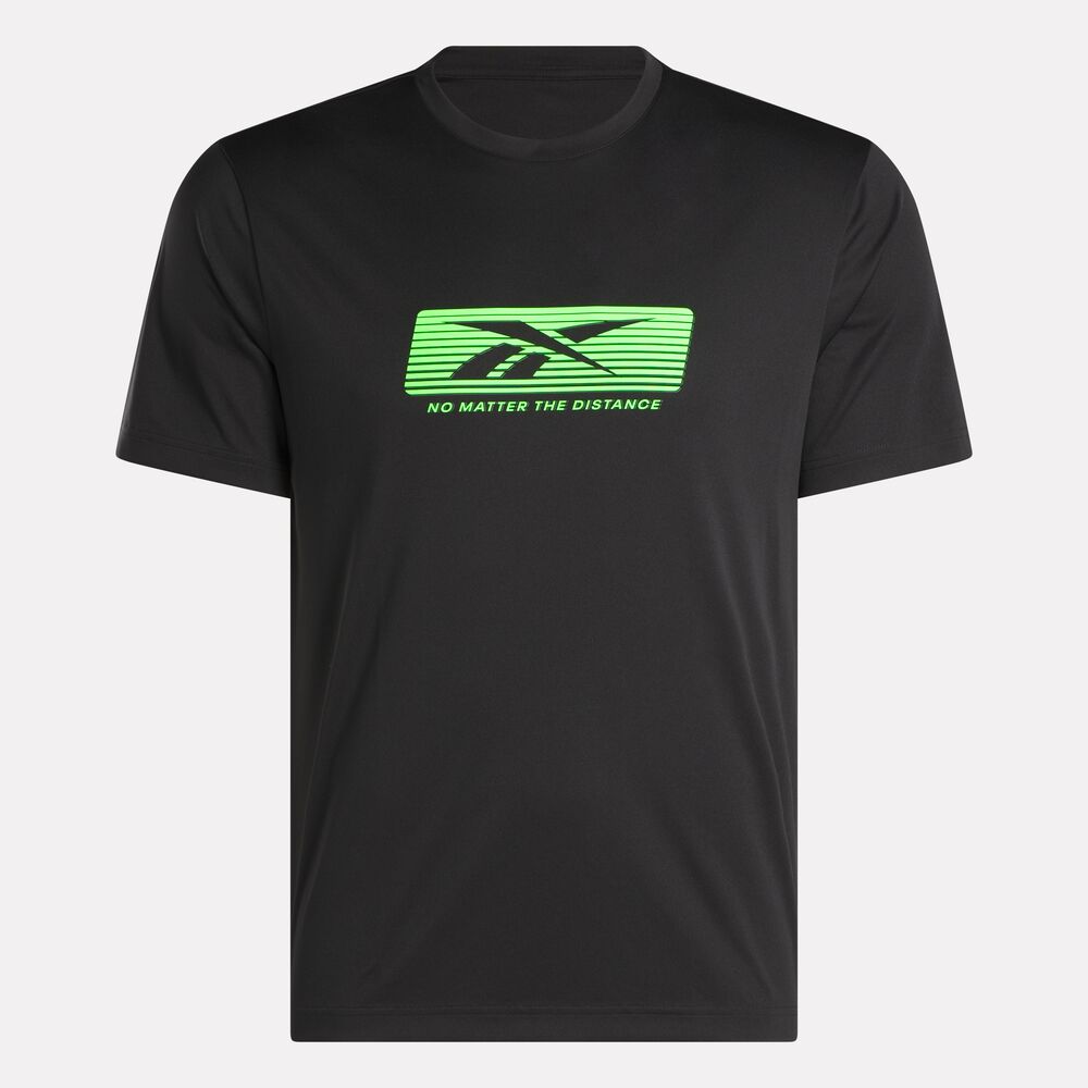 Camiseta Reebok No Matter The Dist GFX Masculina – preto – foto 3