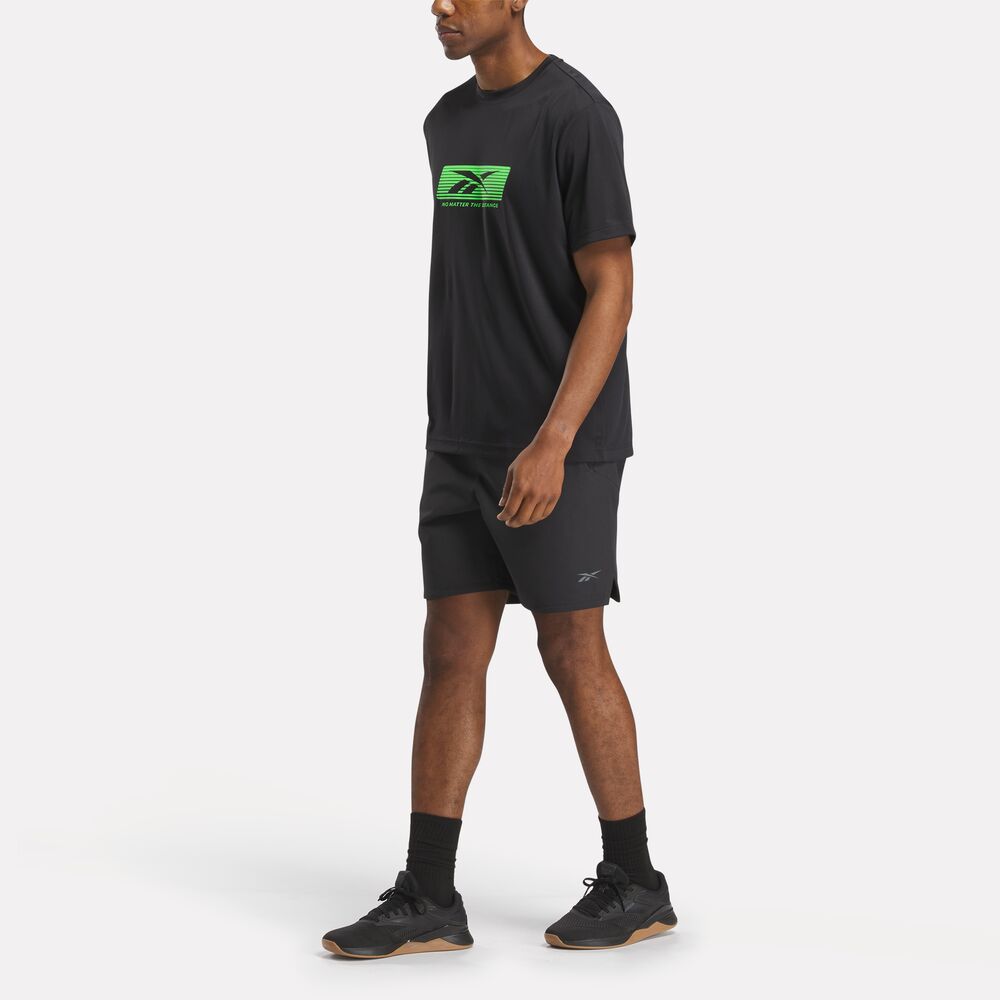 Camiseta Reebok No Matter The Dist GFX Masculina – preto – foto 5