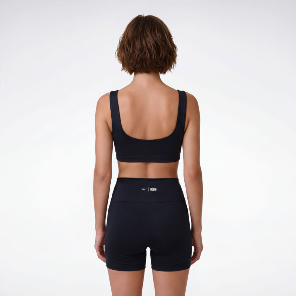 Top Reebok Boom Curto Feminino – preto – foto 3